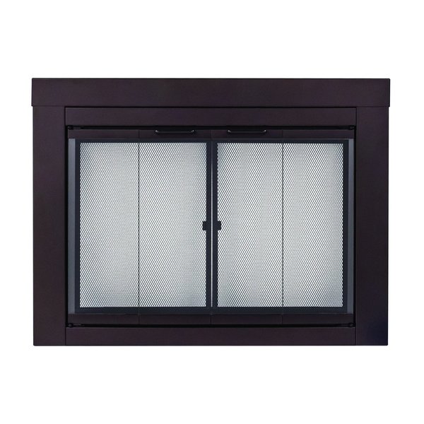 Fireplace Glass Doors Ascot Large Oil Rubbed Bronze AT-1002OR